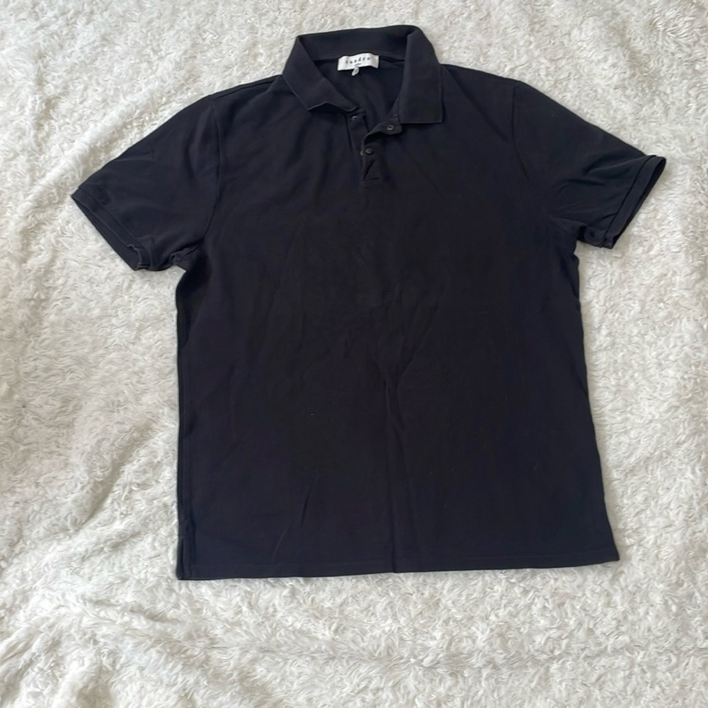 Sandro paris Men's Black Polo Shirt